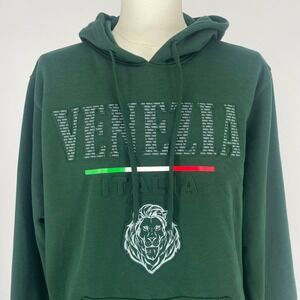 Star Venezia Italia Venezia Print Forest‎ Green Hoodie Men's XXXL NWT